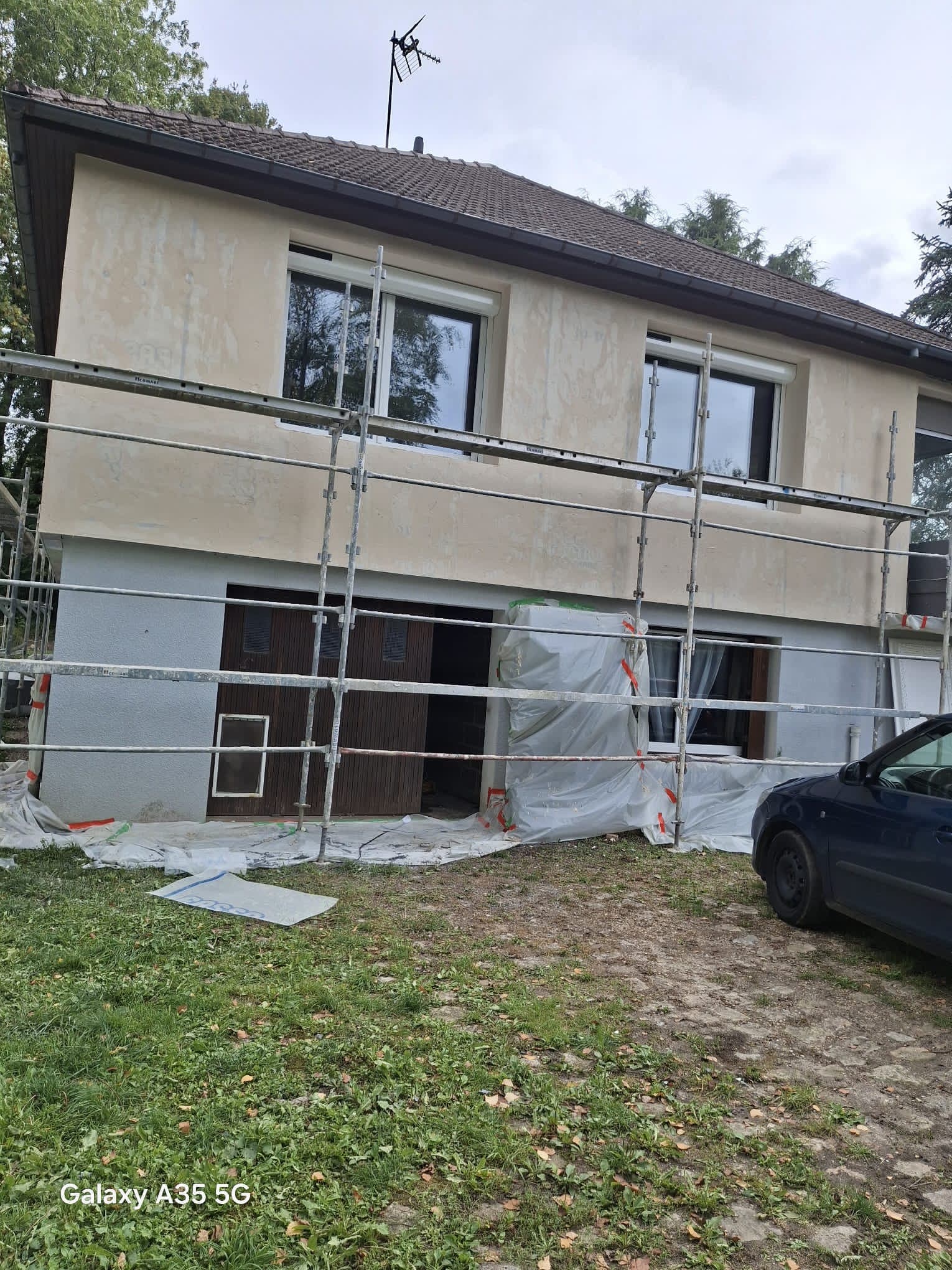 Isolation extérieure ITE maison Nevers - MC Renovation